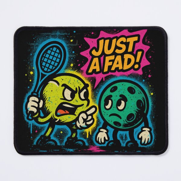 Item preview, Just a FAD – Funny Tennis vs Pickleball Rivalry Shirt, Sticker & Mug designed and sold by RollFuzzy.