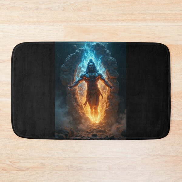 Item preview, Dark Anime Hanuman Awakening – Divine Aura Power Art designed and sold by OhmAuraArt.
