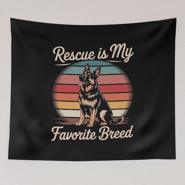 Item preview, Vintage Rescue Dog Rescue Is My Favorite Breed Retriever Dog  designed and sold by VerseFarm.