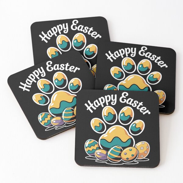 Item preview, Easter Day Dog Cat Paw Easter Eggs Dog Cat Pet Paw  designed and sold by RuthGAArt.