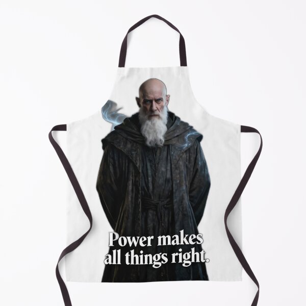 Item preview, Bayaz, First of the Magi – “Power Makes All Things Right” Grimdark Fantasy Quote designed and sold by InkloreCulture.
