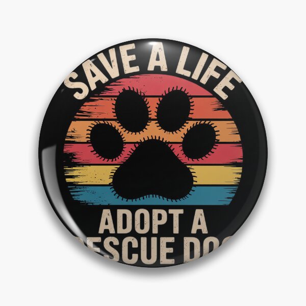 Item preview, Vintage Save A Life Adopt A Rescue Dog  designed and sold by VerseFarm.