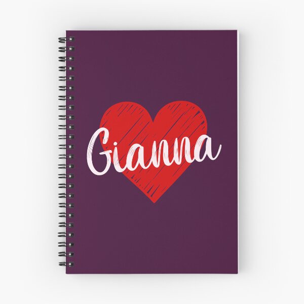 Item preview, Gianna Name Red Heart  designed and sold by Jeallan Designs.