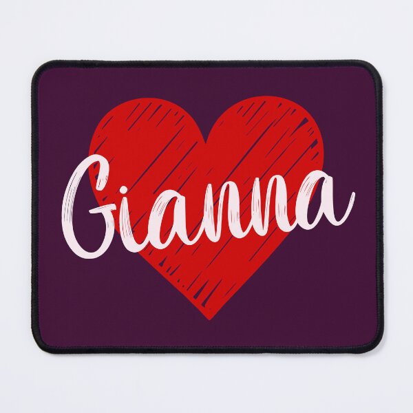 Item preview, Gianna Name Red Heart  designed and sold by Jeallan Designs.