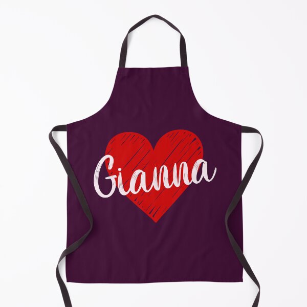 Item preview, Gianna Name Red Heart designed and sold by Jeallan Designs.