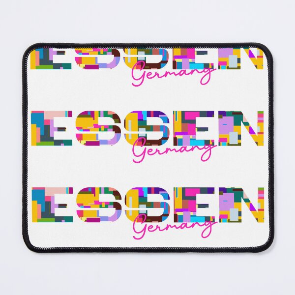 Item preview, Essen, Germany, Vibrant Abstract City Typography Art designed and sold by Wanderful-roads.