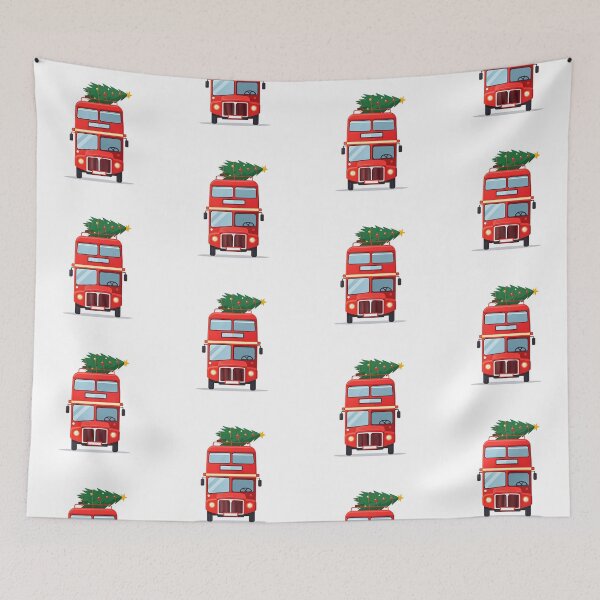Item preview, Red bus designed and sold by PrintLabStudio.