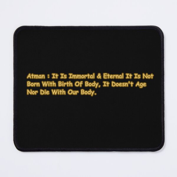 Item preview, Atman Immortal Eternal Soul Bhagavad Gita Spiritual Quote designed and sold by CapriCreatives.