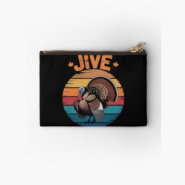 Item preview, Vintage Turkey Jive Black -Small Thanksgiving  designed and sold by VerseFarm.