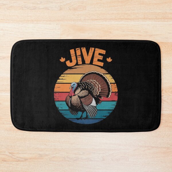 Item preview, Vintage Turkey Jive Black -Small Thanksgiving  designed and sold by VerseFarm.