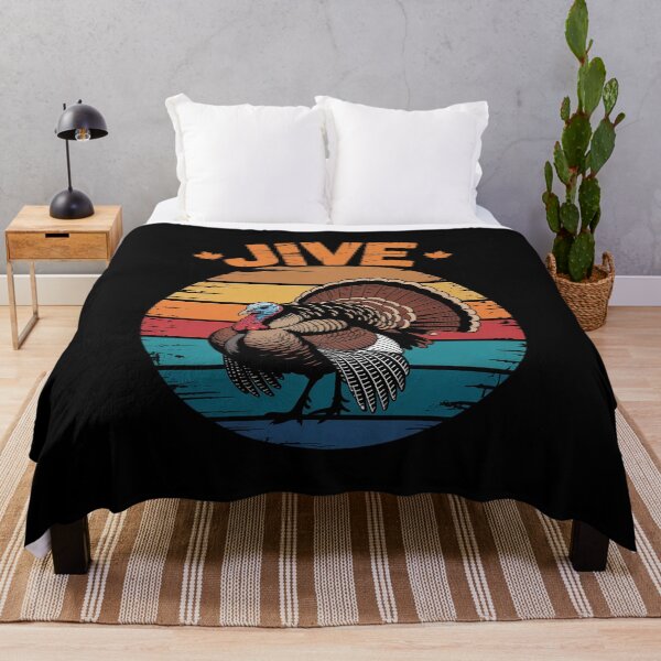 Item preview, Vintage Turkey Jive Black -Small Thanksgiving  designed and sold by VerseFarm.