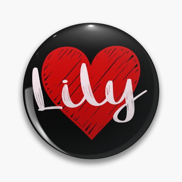 Item preview, Lily Name Red Heart  designed and sold by Jeallan Designs.