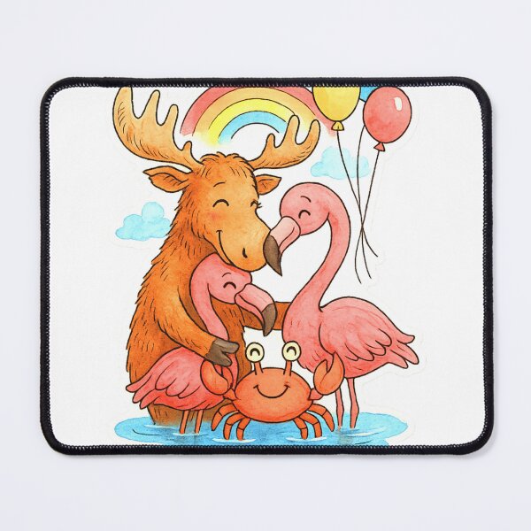 Item preview, animals rainbows and balloons 013 designed and sold by tileartwork.