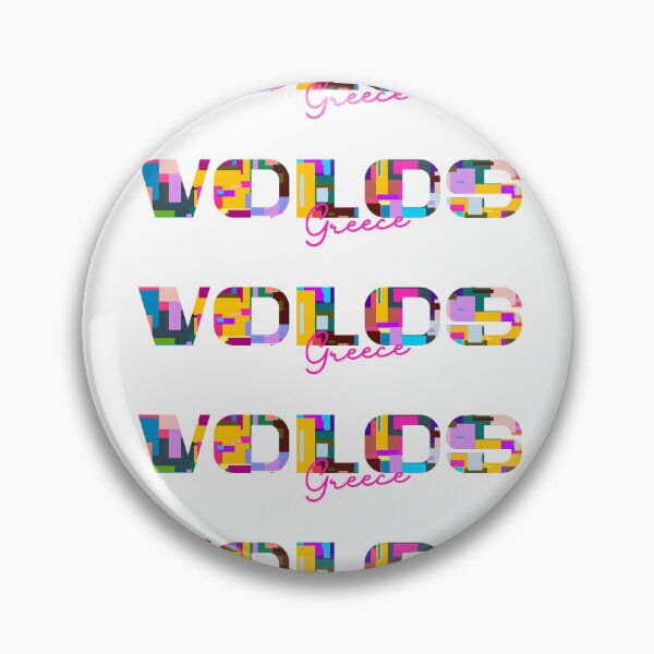 Item preview, Volos, Greece, Vibrant Abstract City Typography Art designed and sold by Wanderful-roads.