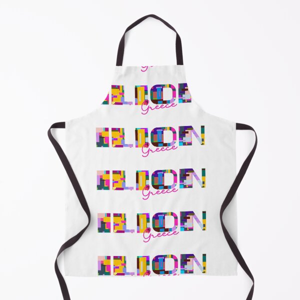 Item preview, Ilion, Greece, Vibrant Abstract City Typography Art designed and sold by Wanderful-roads.