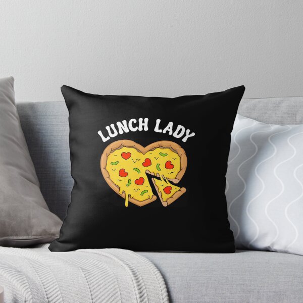 Artikelvorschau, Kantinenmitarbeiterin Pizza Heart Schulkantinenmitarbeiter Valentinstag entworfen und verkauft von JanieLucia.