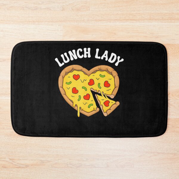 Item preview, Lunch Lady Pizza Heart School Cafeteria Worker Valentine designed and sold by JanieLucia.