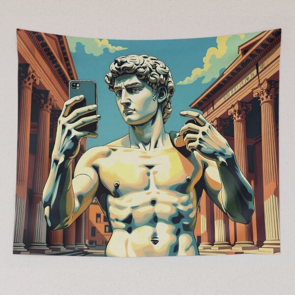 Item preview, David's Selfie designed and sold by DOXYBLUE.