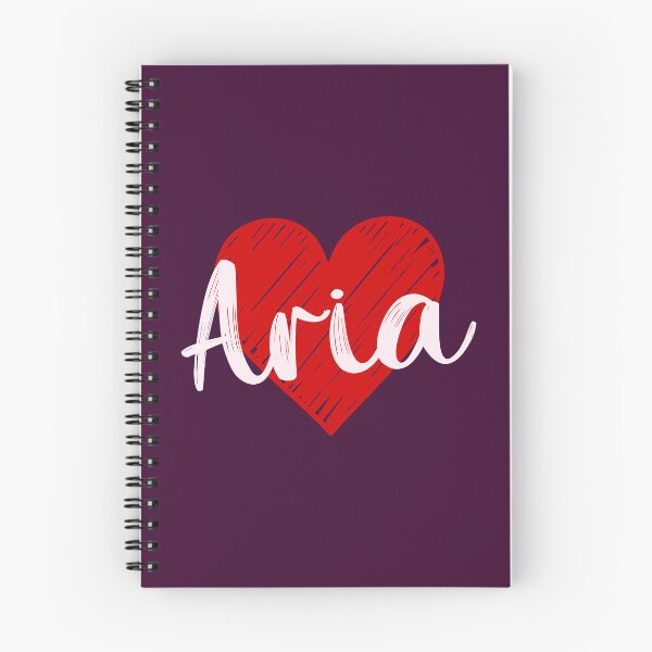 Item preview, Aria Name Red Heart  designed and sold by Jeallan Designs.