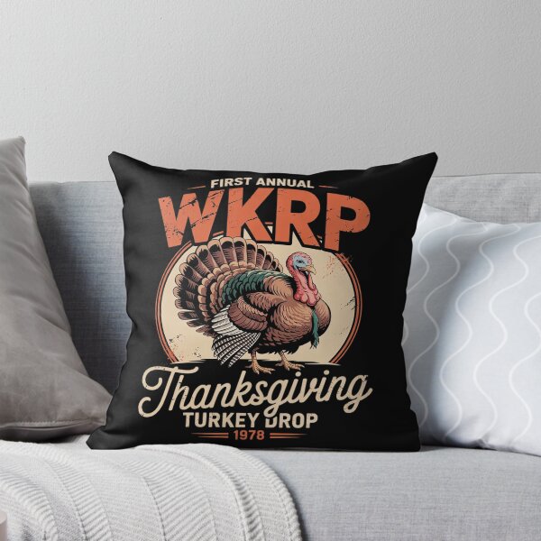 Item preview, WKRP Turkey Drop Thanksgiving Day Men and Women  designed and sold by VerseFarm.