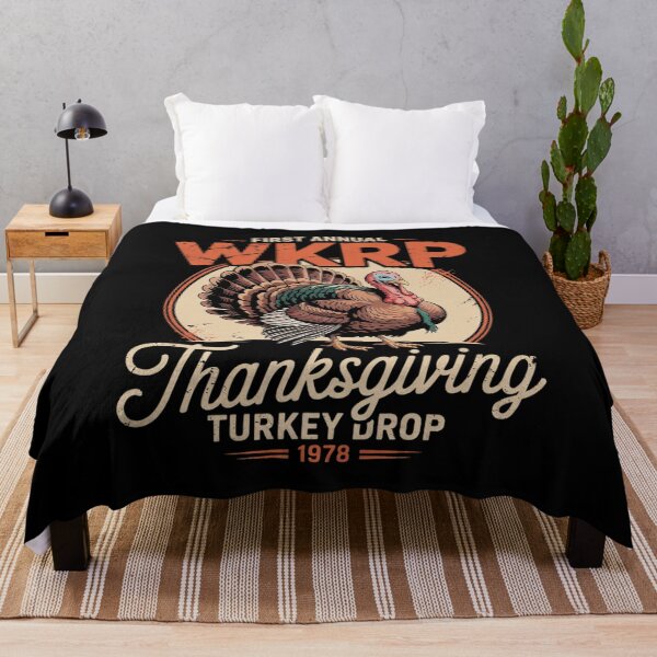 Item preview, WKRP Turkey Drop Thanksgiving Day Men and Women designed and sold by VerseFarm.