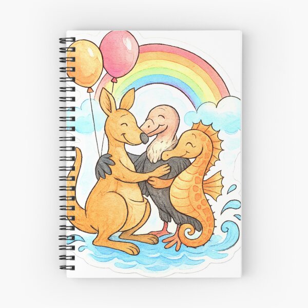 Item preview, animals rainbows and balloons 015 designed and sold by tileartwork.