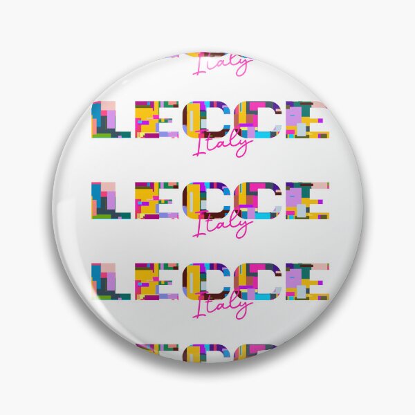 Item preview, Lecce, Italy, Denmark, Vibrant Abstract City Typography Art designed and sold by Wanderful-roads.
