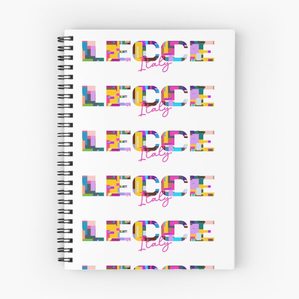 Item preview, Lecce, Italy, Denmark, Vibrant Abstract City Typography Art designed and sold by Wanderful-roads.