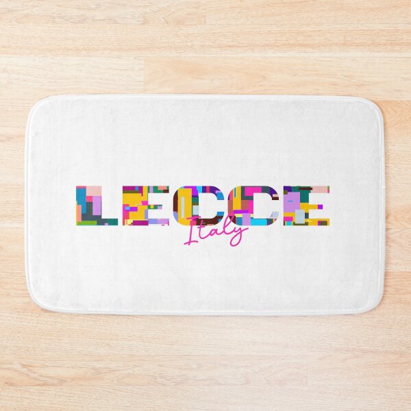 Item preview, Lecce, Italy, Denmark, Vibrant Abstract City Typography Art designed and sold by Wanderful-roads.