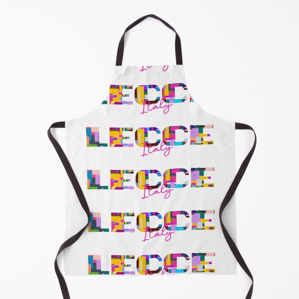 Item preview, Lecce, Italy, Denmark, Vibrant Abstract City Typography Art designed and sold by Wanderful-roads.