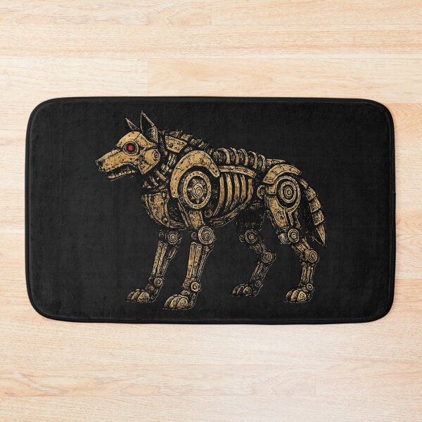 Item preview, Brass Clockwork Steampunk Mechanical Wolf  designed and sold by SeoulInkSoul.