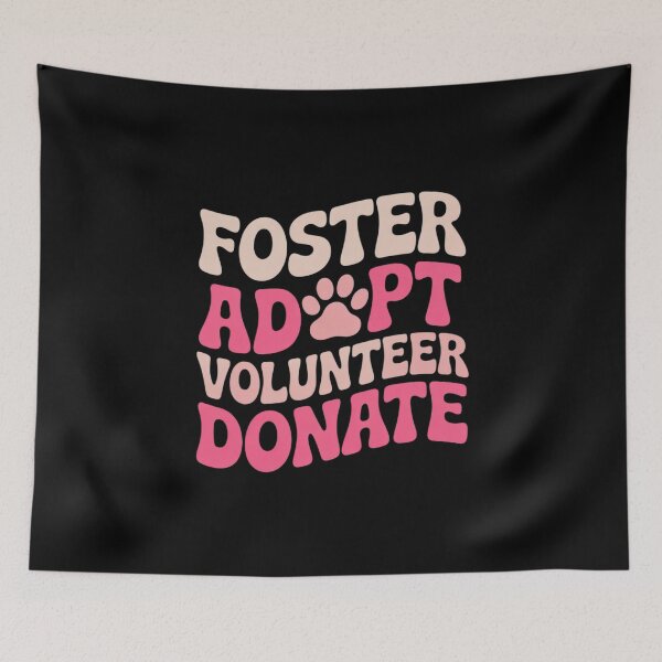 Item preview, Foster Adopt Volunteer Donate Funny Animal Rescue Dog Lover Men Women  designed and sold by RuthGAArt.