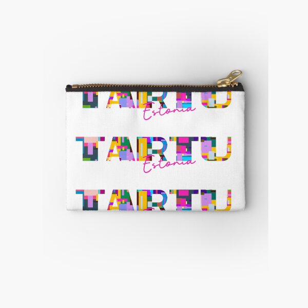 Item preview, Tartu, Estonia, Vibrant Abstract City Typography Art designed and sold by Wanderful-roads.