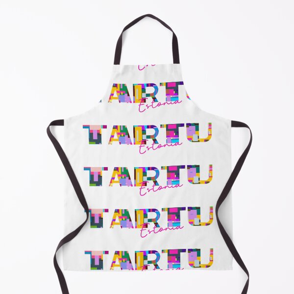 Item preview, Tartu, Estonia, Vibrant Abstract City Typography Art designed and sold by Wanderful-roads.