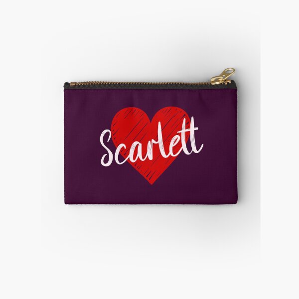 Item preview, Scarlett Name Red Heart  designed and sold by Jeallan Designs.
