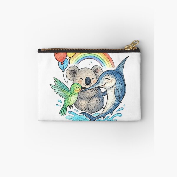 Item preview, animals rainbows and balloons 017 designed and sold by tileartwork.