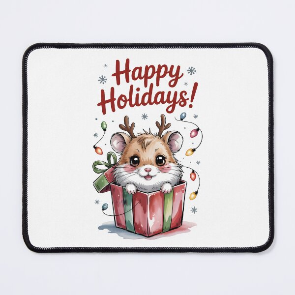 Item preview, Chibi Hamster in Festive Gift Box designed and sold by Christomized.