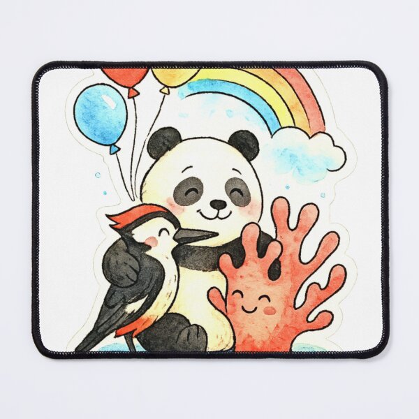 Item preview, animals rainbows and balloons 018 designed and sold by tileartwork.