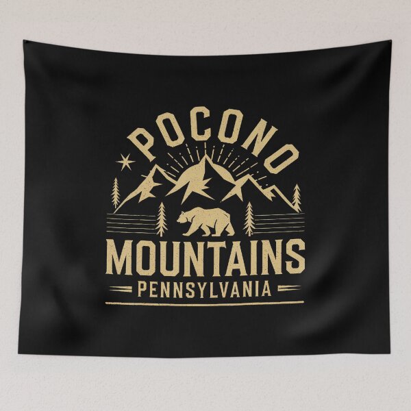 Item preview, Pocono Mountains Pennsylvania Souvenirs Vintage Camping Trip designed and sold by DianaEsther1.