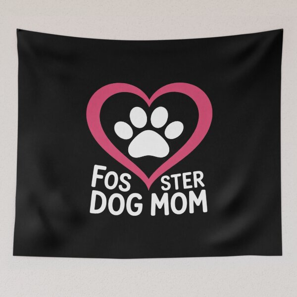 Item preview, Foster Dog Mom Cute Dog Paw Heart  designed and sold by RuthGAArt.