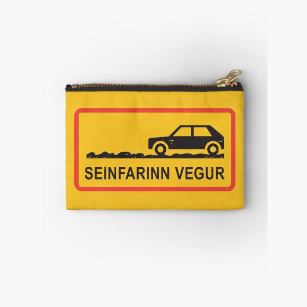Item preview, Tourist Iceland Caution Sign - Difficult Terrain (Seinfarinn Vegur), Iceland designed and sold by studio838.