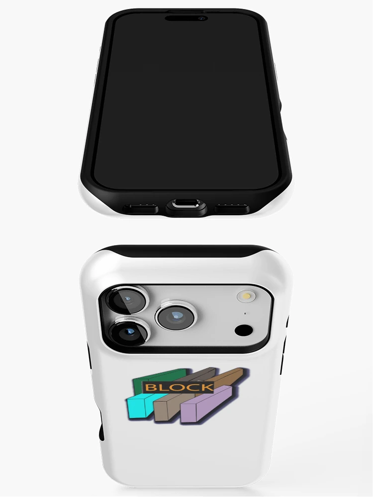 Thumbnail 3 of 4, iPhone Case, Block Stacked Rectangular Box Pattern designed and sold by PrintJuiceStore.