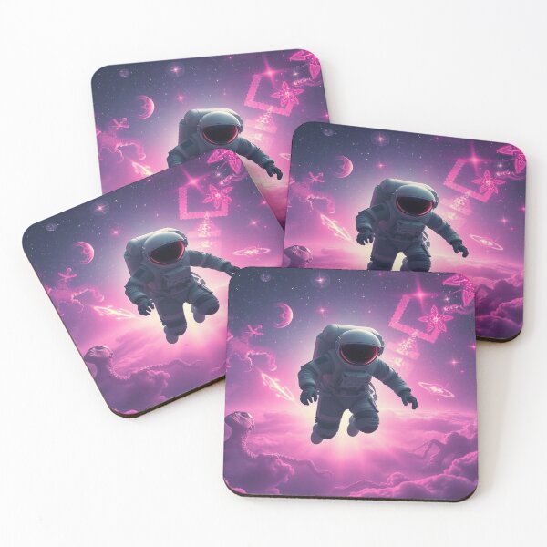 Item preview, Surreal Space Dreams – Astronaut in Alien World with Cosmic Glow & Tentacle Fantasy designed and sold by FotoworldEdel.