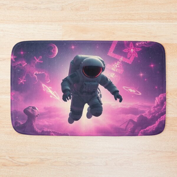 Item preview, Surreal Space Dreams – Astronaut in Alien World with Cosmic Glow & Tentacle Fantasy designed and sold by FotoworldEdel.