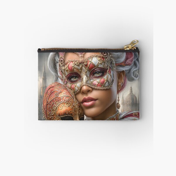Item preview, Elegant Masked Woman in a Grand Setting designed and sold by Artessie.