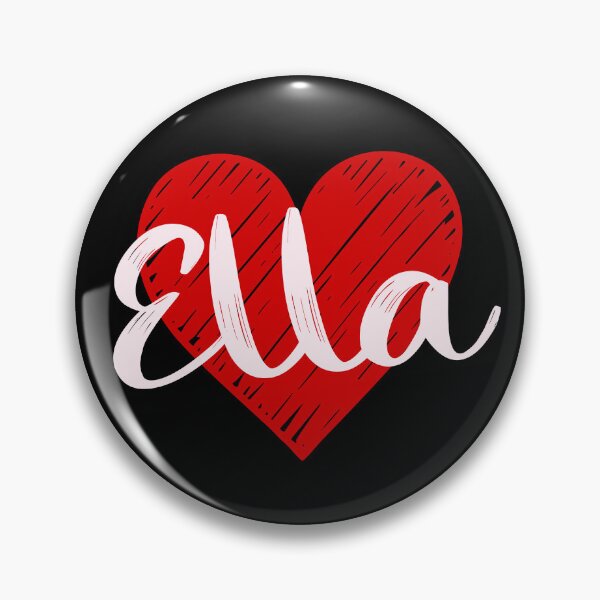 Item preview, Ella Name Red Heart  designed and sold by Jeallan Designs.