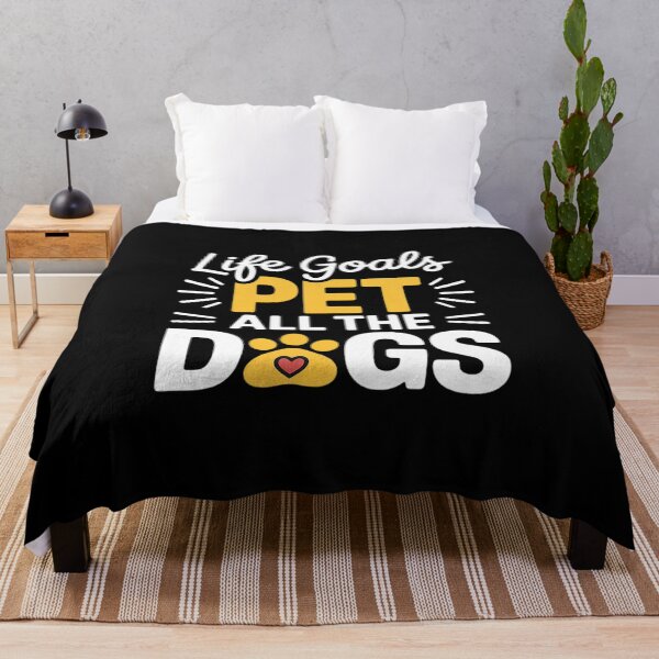 Item preview, Womens Life Goals pet all the Dogs Puppy Dog Lover  designed and sold by VerseFarm.