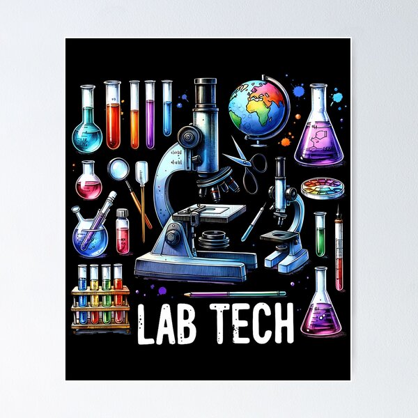 Item preview, Laboratory Technician Lab Tech Microscope Microbiology designed and sold by JoannMinndy.