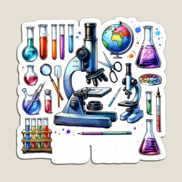 Item preview, Laboratory Technician Lab Tech Microscope Microbiology designed and sold by JoannMinndy.