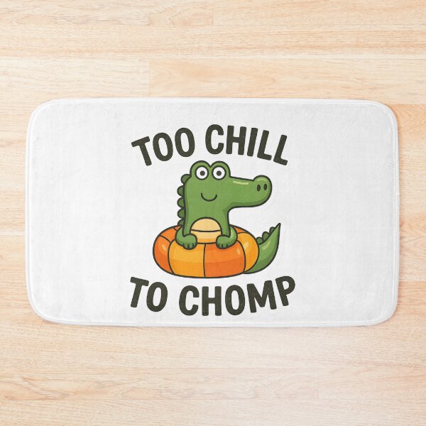 Item preview, Cute Chill Alligator Floating Tube Design designed and sold by Mastermind-Art.
